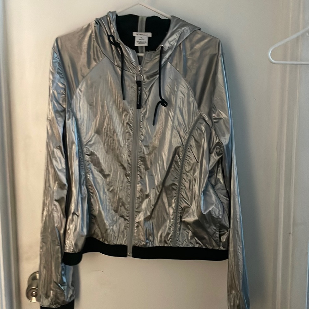 BCBG Matte Metallic Sports Jacket - Womens XL